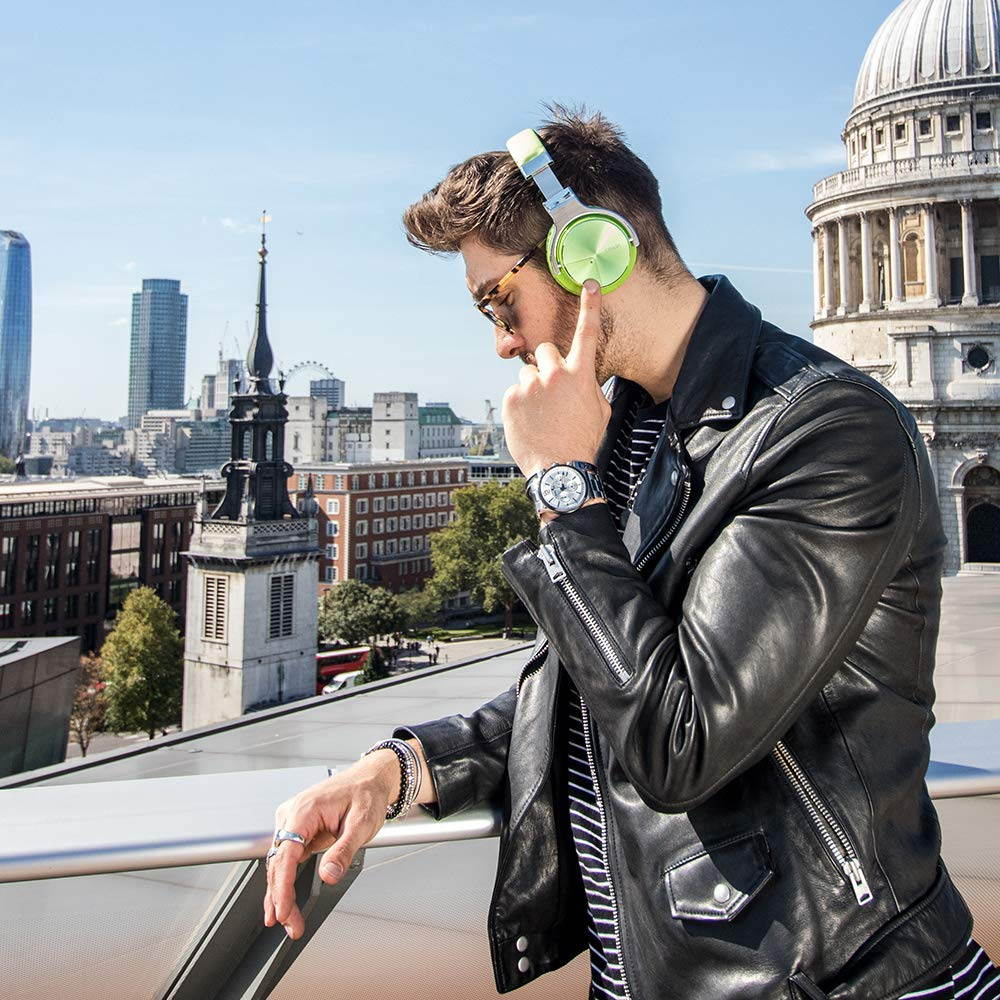 COWIN E7 Pro Active Noise Cancelling Wireless Bluetooth Headphones with Microphone; Hi-Fi Deep Bass, Over Ear, 30H Playtime, for Travel, Work, TV, Computer, Phone - Black