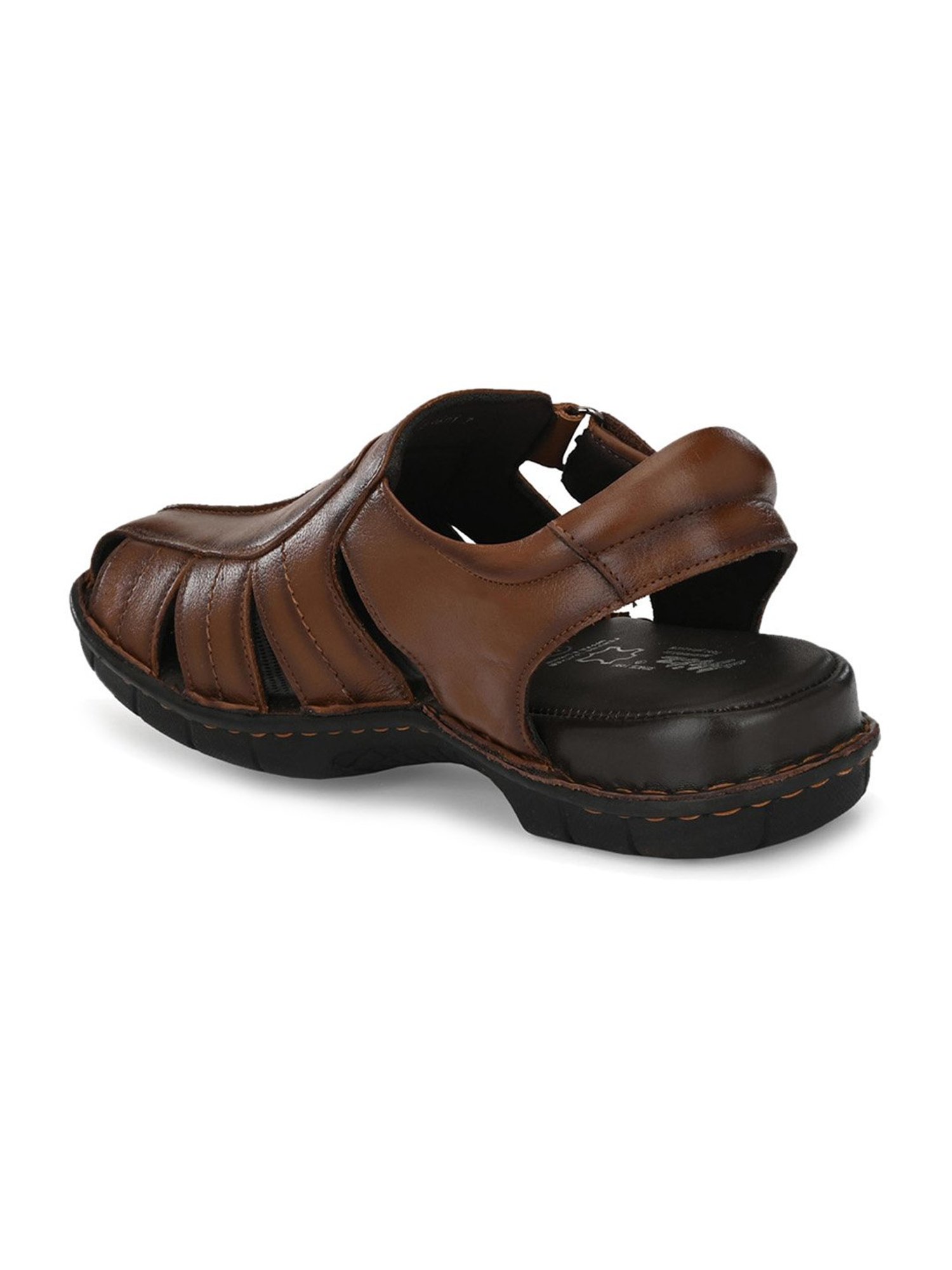 Hitz Men's Tan Fisherman Sandals