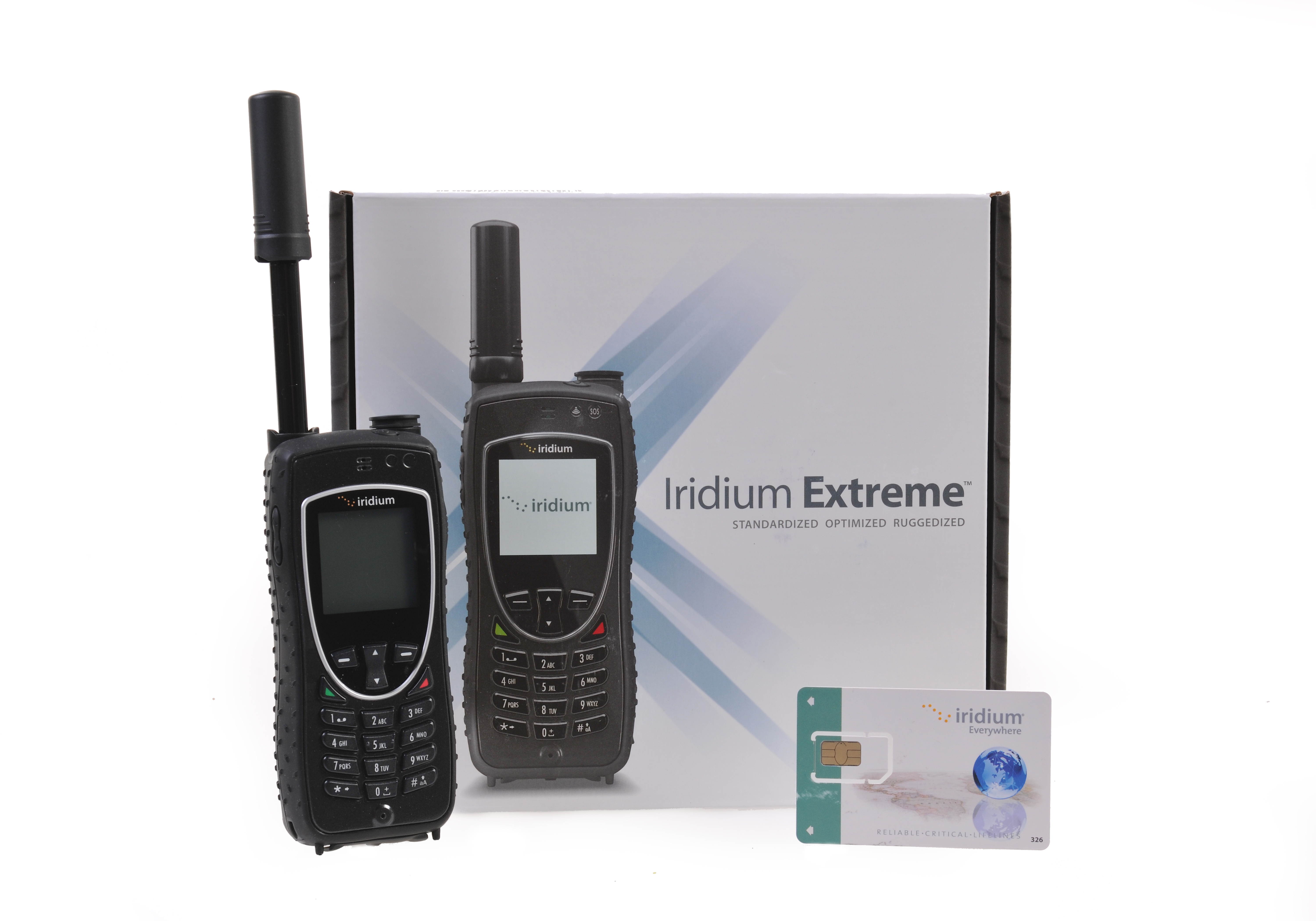 Iridium 9575 Satellite Phone & SIM Card With 75 Minutes For 30 Days