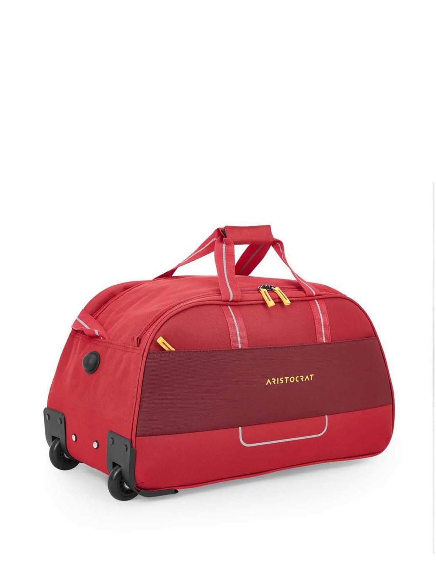 Aristocrat Fitch Red Medium Duffle Trolley Bag