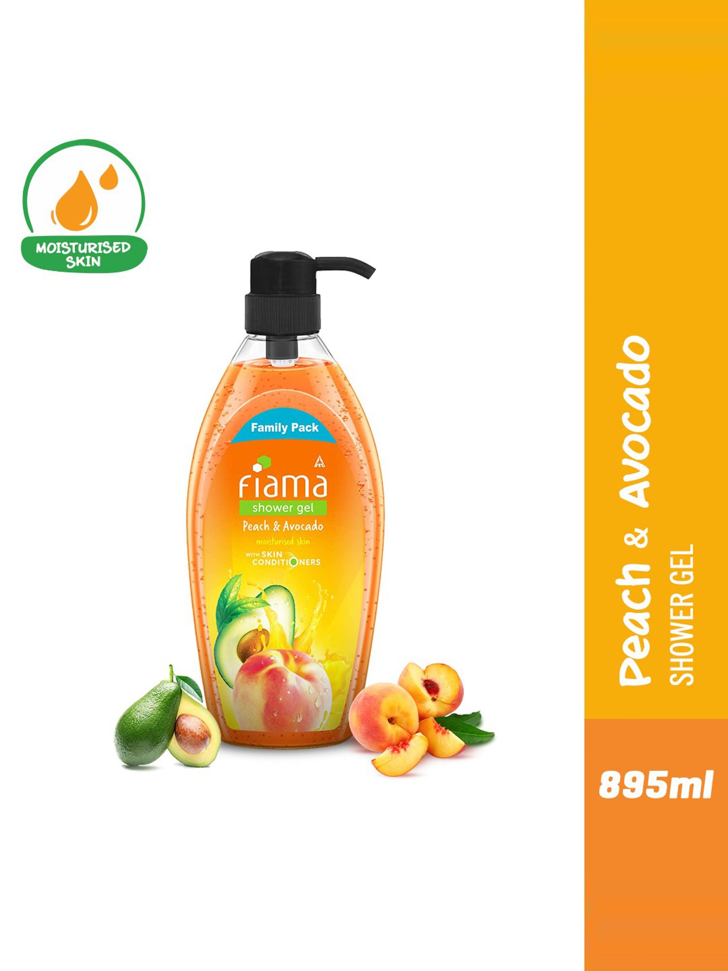 Fiama Peach & Avocado Shower Gel - 895 ml