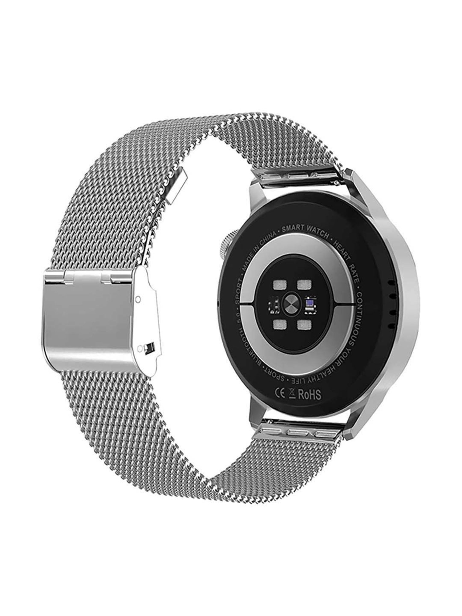 IZI Smart Plus Calling GPS NFC Smartwatch with Steel Band (Silver)