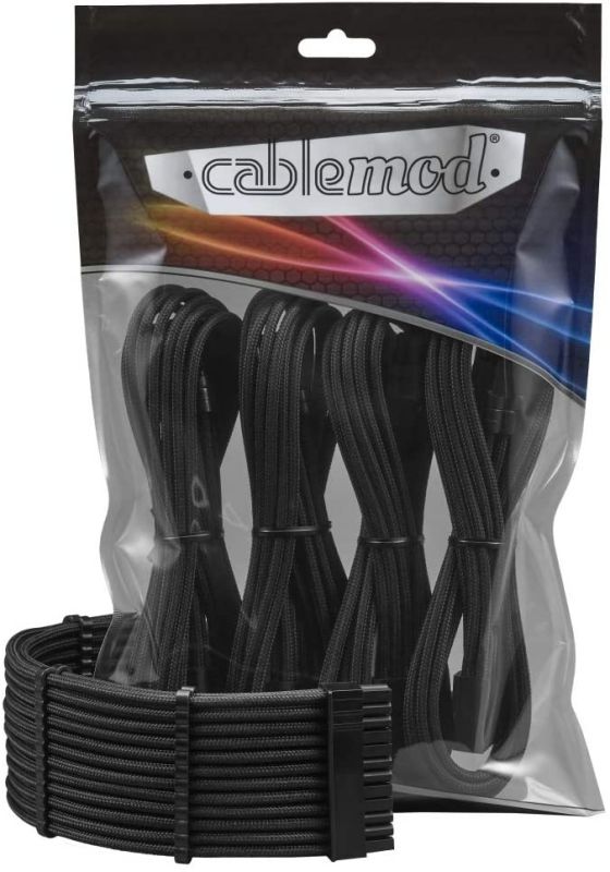 CableMod PRO ModFlex Cable Extension Kit - 8+6 Series - Black [CM-PCAB-BKIT-86KK-3PK-R]