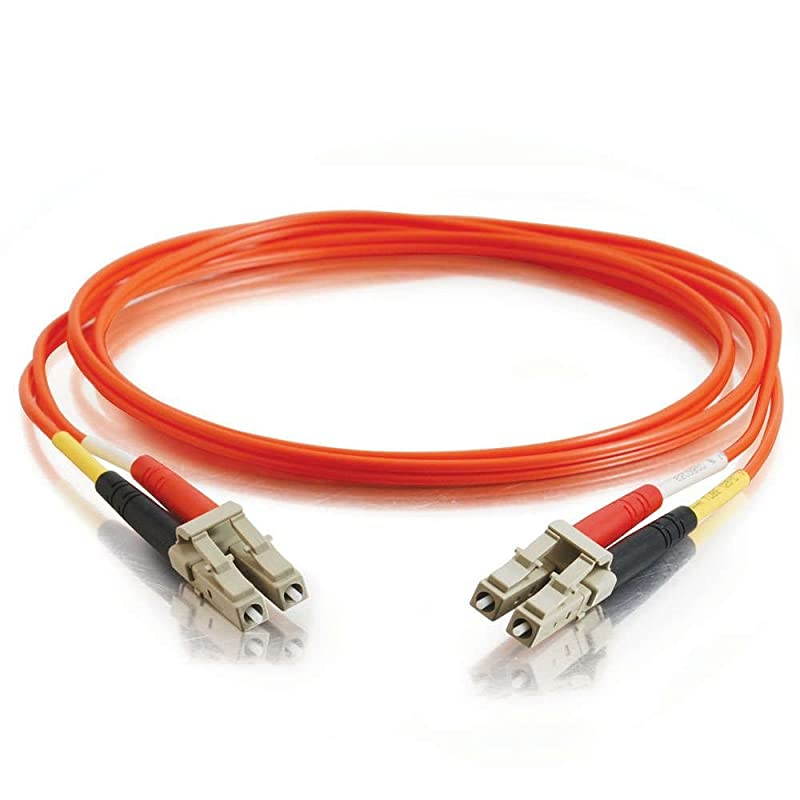 33111 OM1 Fiber Optic Cable LCLC 625125 Duplex Multimode PVC Fiber Cable Orange 23 Feet 7 Meters