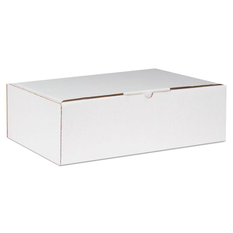 Duck Self-Locking Shipping Boxes 13l x 9w x 4h White 25/Pack 1147639