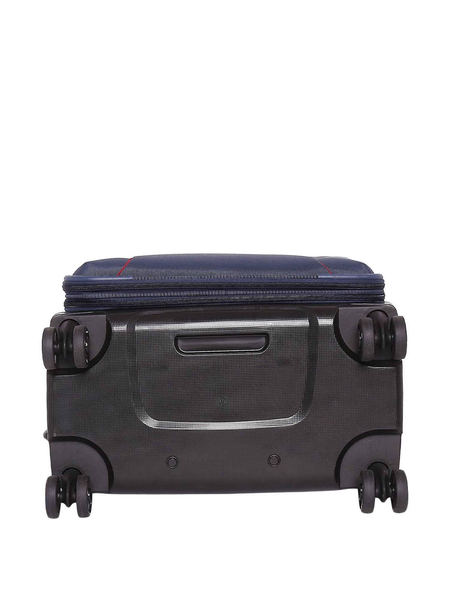 Swiss Brand Perth Navy 8 Wheel Small Hard Cabin Trolley - 54 cm