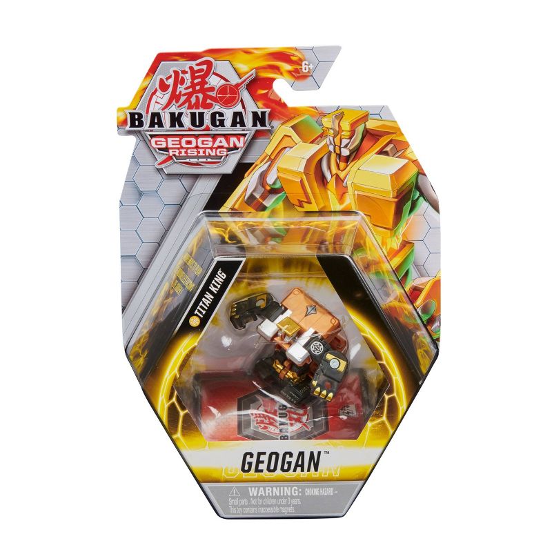 Bakugan Geogan Titan King Collectible Action Figure and Trading Cards