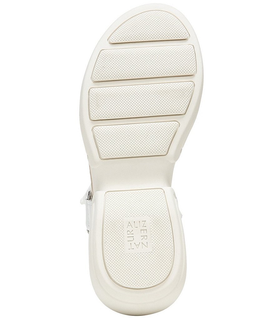 Naturalizer Flores Leather And Fabric Ankle Strap Sandal