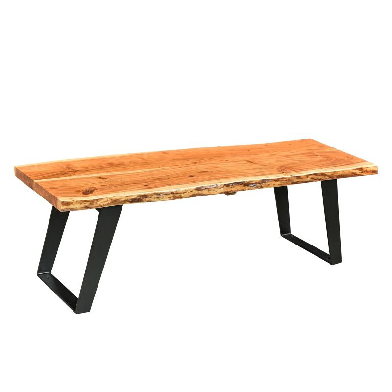 60" Live Edge Bench Natural - Timbergirl