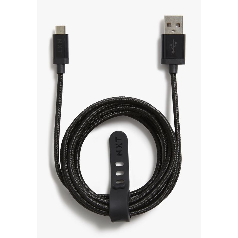 NXT Technologies Technologies 6 Ft. USB-A to Micro-USB Cable Blk NX54695