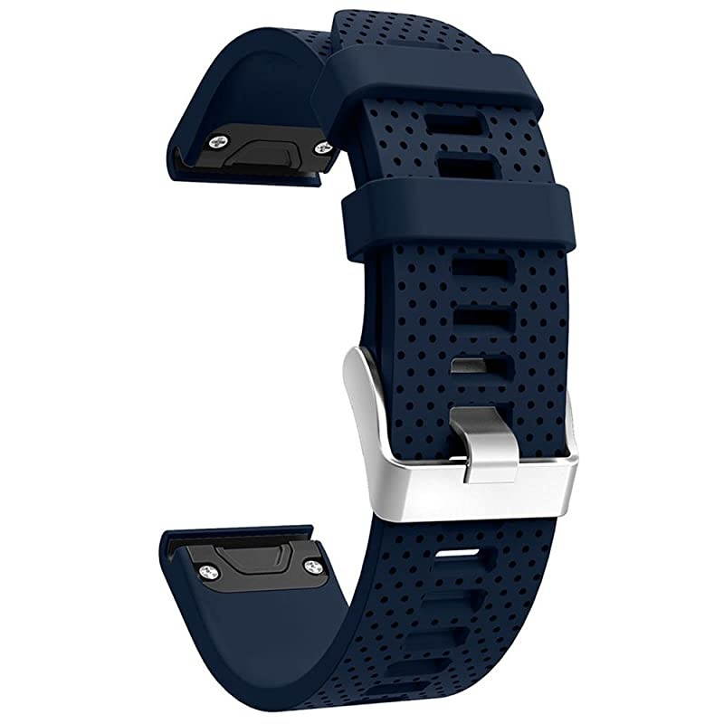 Band for Garmin Fenix 5S Fenix 6S Soft Silicone Replacement Watch Band Strap for Garmin Fenix 5SFenix 5S PlusFenix 6SFenix 6S Pro Smart Watch Fit 531 inches846 inches