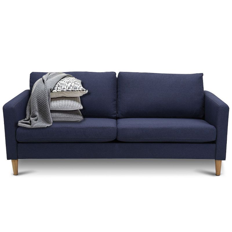Ali Upholstered Loveseat Dark Shadow Blue - HOMES: Inside + Out