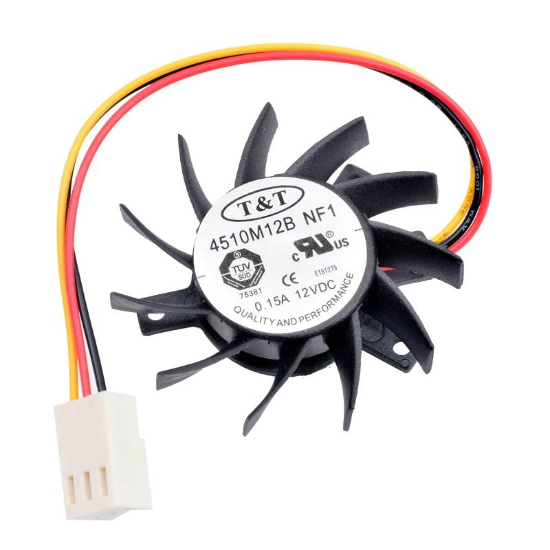 4510M12B NF-1 12V 0.15A 29x29x23MM EPIA-N800 motherboard heat sink fan fan blade diameter 41MM