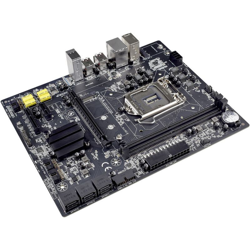 EVGA B360 Micro Gaming Desktop Motherboard - Intel Chipset - Socket H4 LGA-1151 - 32 GB DDR4 SDRAM Maximum RAM - DIMM, UDIMM - 2 x Memory Slots