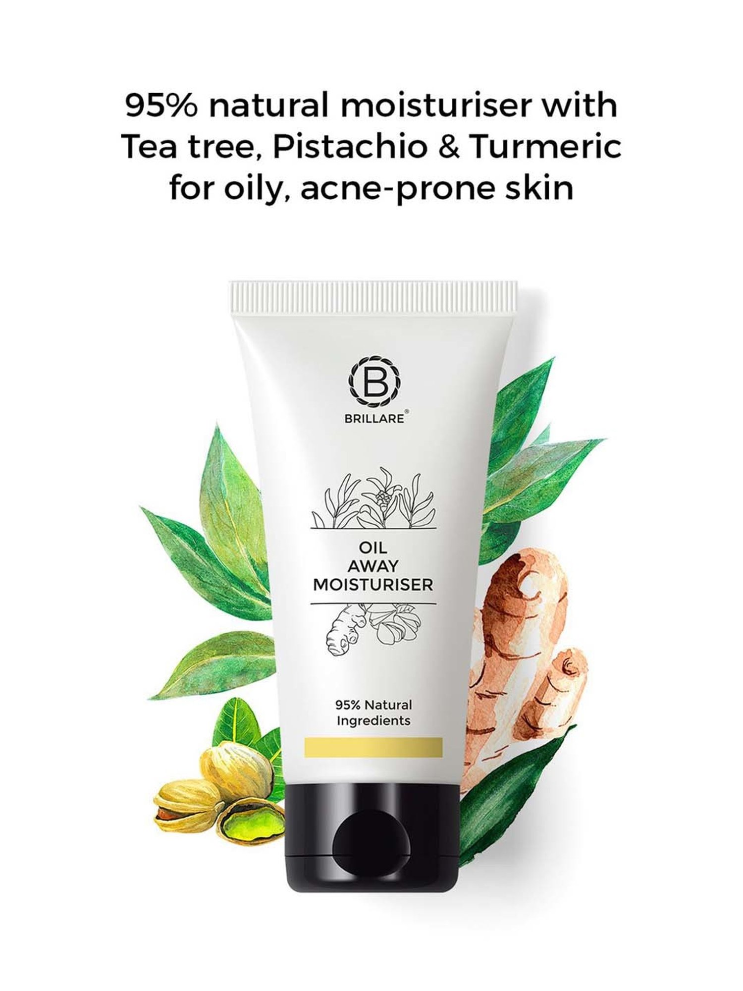 Brillare Oil Away Moisturiser for Oily & Acne Prone Skin - 50 ml