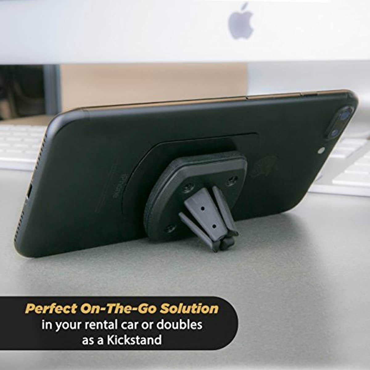 SCOSCHE MAGVM2B MagicMount Magnetic Vent Mount Holder for Vehicles In Frustration Free Packaging, Black