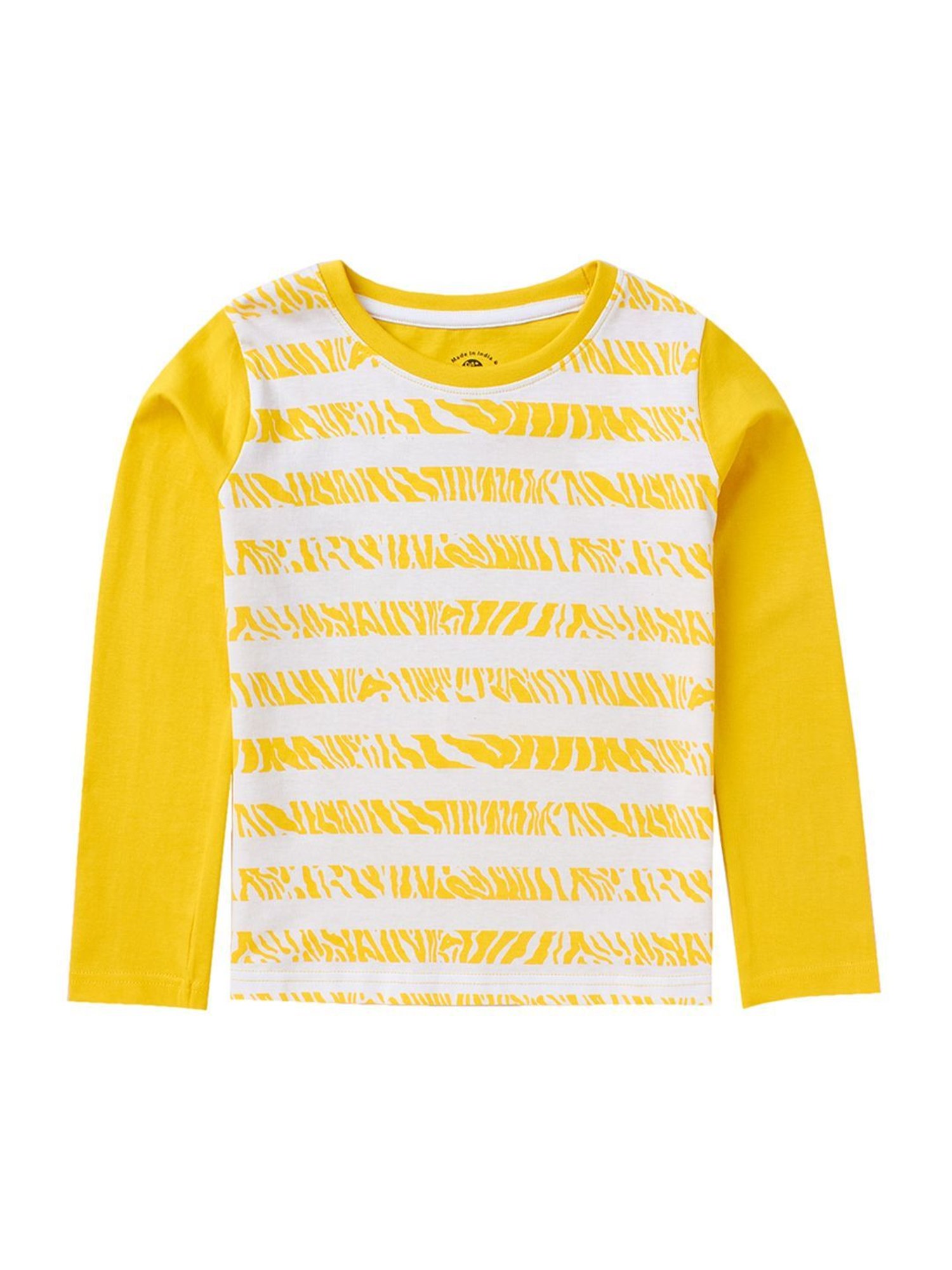 Cub McPaws Kids Multicolor Cotton Printed Full Sleeves T-Shirt (Pack of 3)