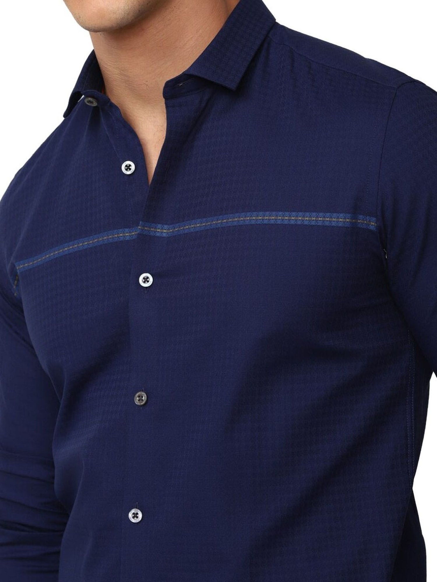 Simon Carter London Navy Slim Fit Shirt