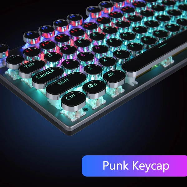 Glorious Modular Mechanical Gaming Keyboard (GMMK)- Barebone Edition (DIY Assembly Required) (Full Size, Black) + Glorious Black Aura Keycaps (Bundle)