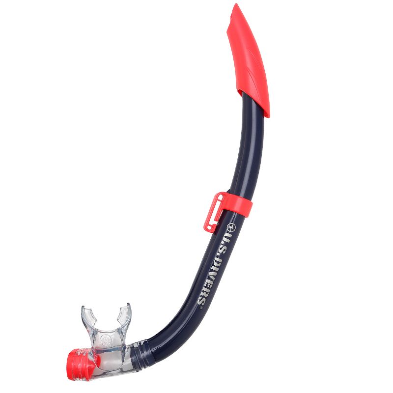 U.S. Divers Dorado II Junior Mask, ProFlex Fins, Seabreeze DX Snorkel Youth Set, Large Fins Fit Kids Sizes 5 to 8, Coral/Purple