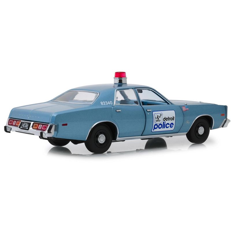 1977 Plymouth Fury Blue "Detroit Police" "Beverly Hills Cop" (1984) Movie 1/18 Diecast Model Car by Greenlight