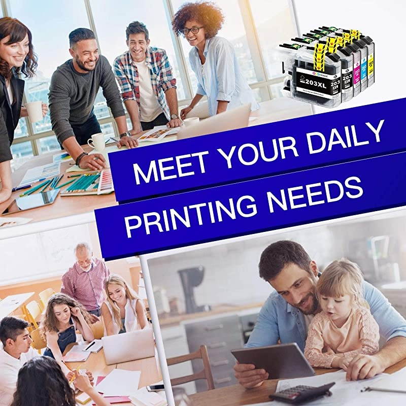 Compatible Ink Cartridge Replacement for Brother LC203 LC203XL to use with MFCJ480DW MFCJ880DW MFCJ460DW MFCJ680DW MFCJ885DW J4420DW J485DW 4 Black2 Cyan2 Magenta2 Yellow 10Pack