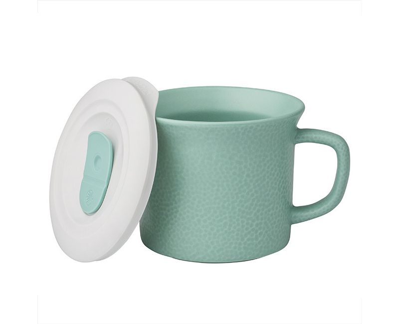 CorningWare 20oz Hammered Pop-in Portable Drinkware Turquoise
