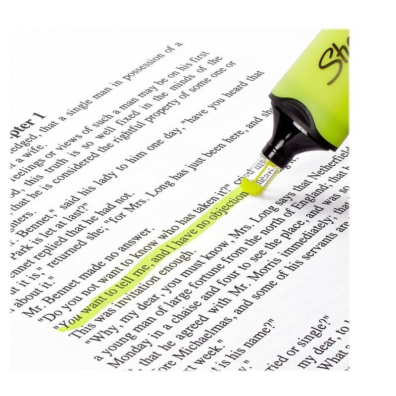 Integra Desk Highlighter Chisel Tip 12/PK Fluorescent Yellow 30004