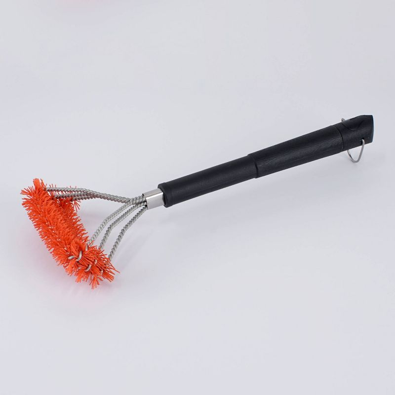 Char-Broil Triple Spiral Nylon Grill Brush Black