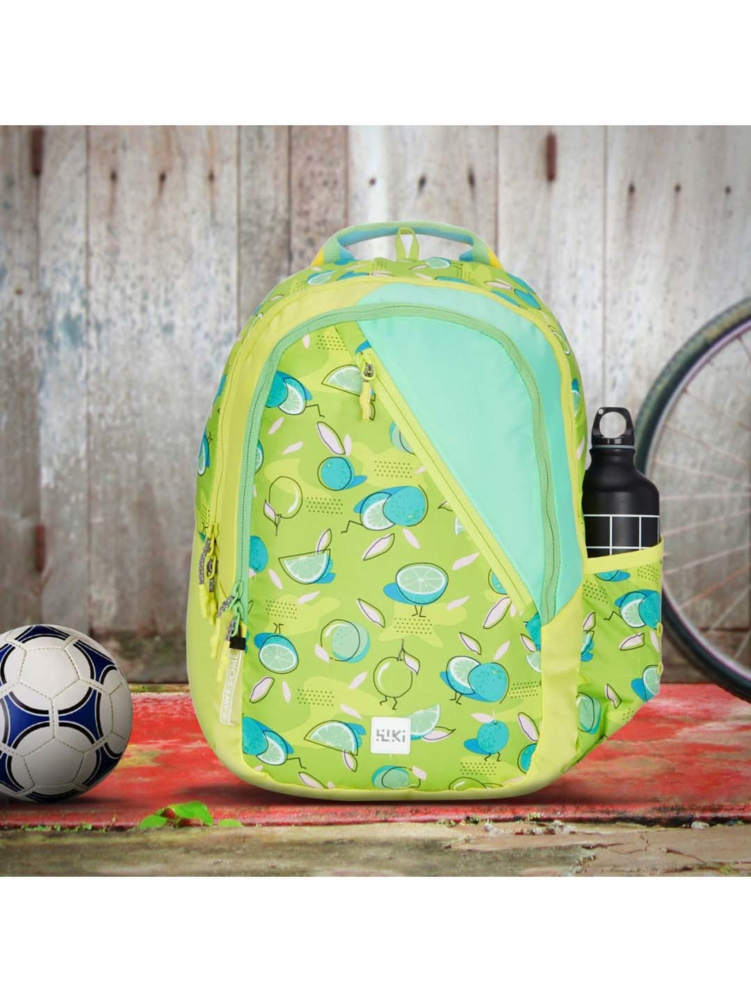 Wiki 21.5 Ltrs Green Medium Backpack