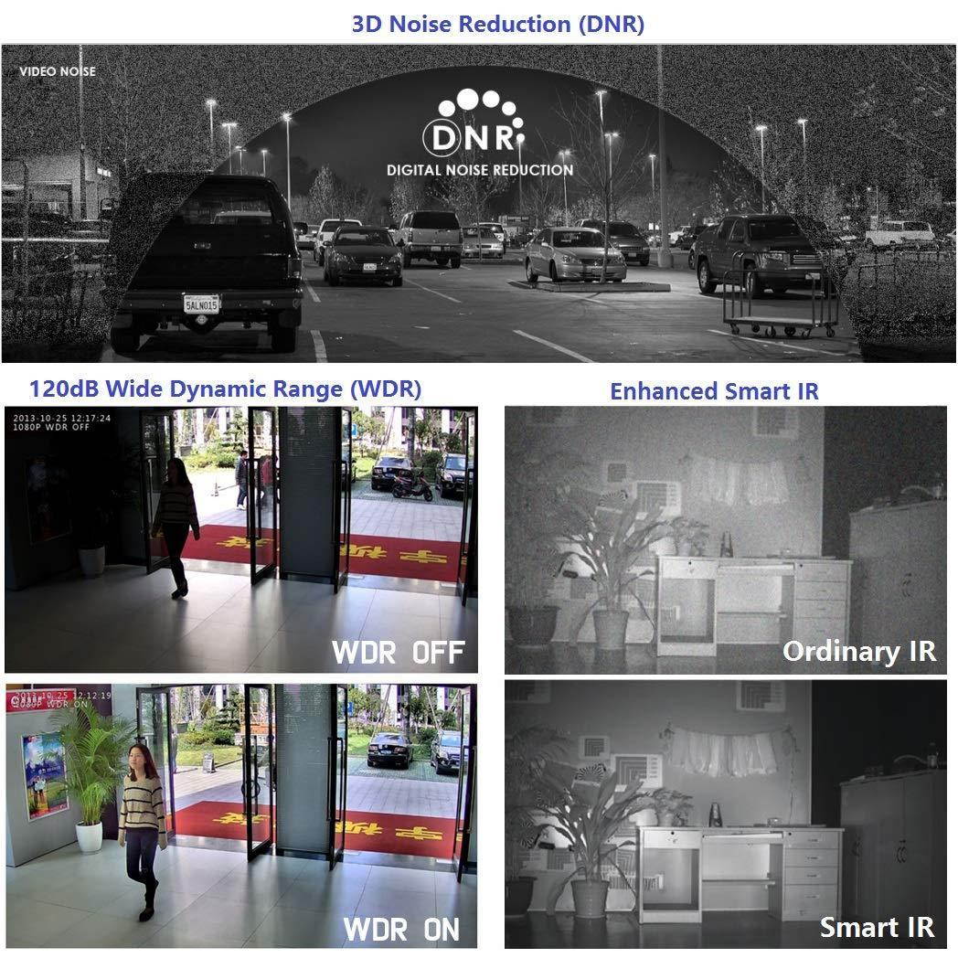 6MP Outdoor PoE IP Camera IPC-HDW4631C-A 2.8mm, Dome Security Camera with Audio, Built-in Mic, IR 164ft Night Vision, Smart H.265+ WDR, IVS, ONVIF, IP67, International Version