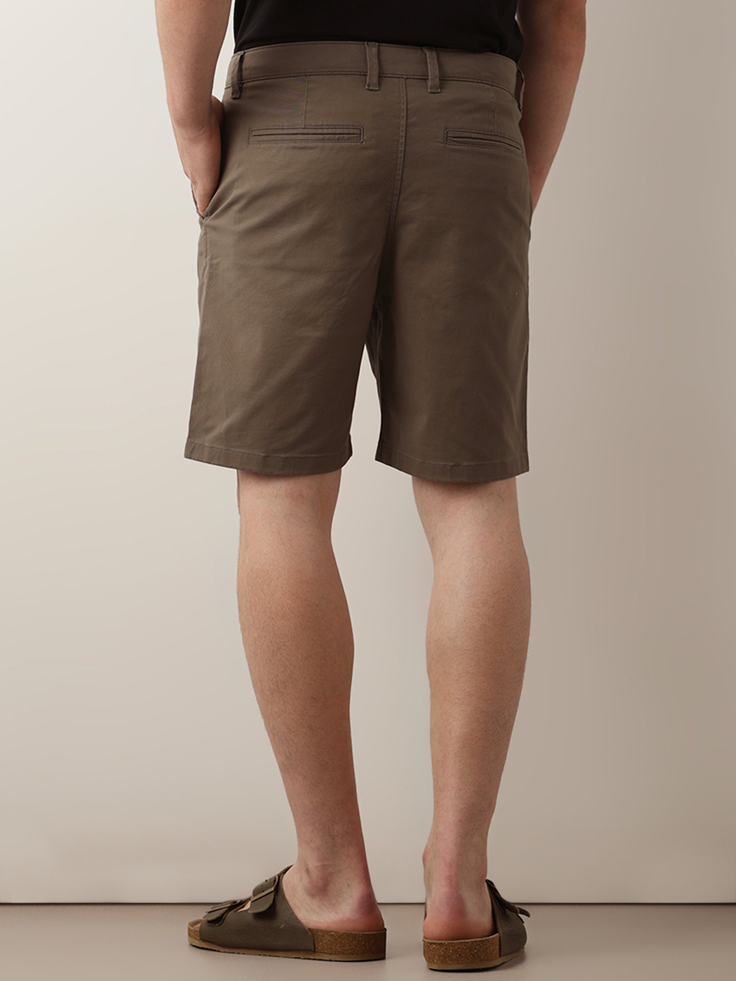 SELECTED HOMME Dark Olive Regular Fit Chino Shorts