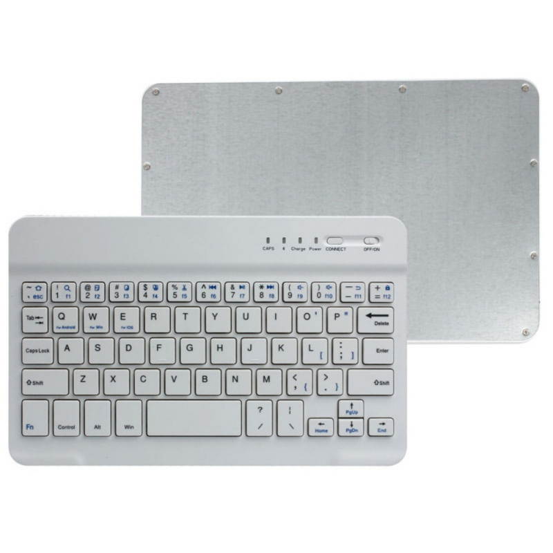 Bluetooth KeyboardUltra-Slim Rechargeable Wireless Bluetooth Keyboard for iOS, Android, Windows, and Mac Compatible with iPad, iPad Pro, iPhone, Android Tablets