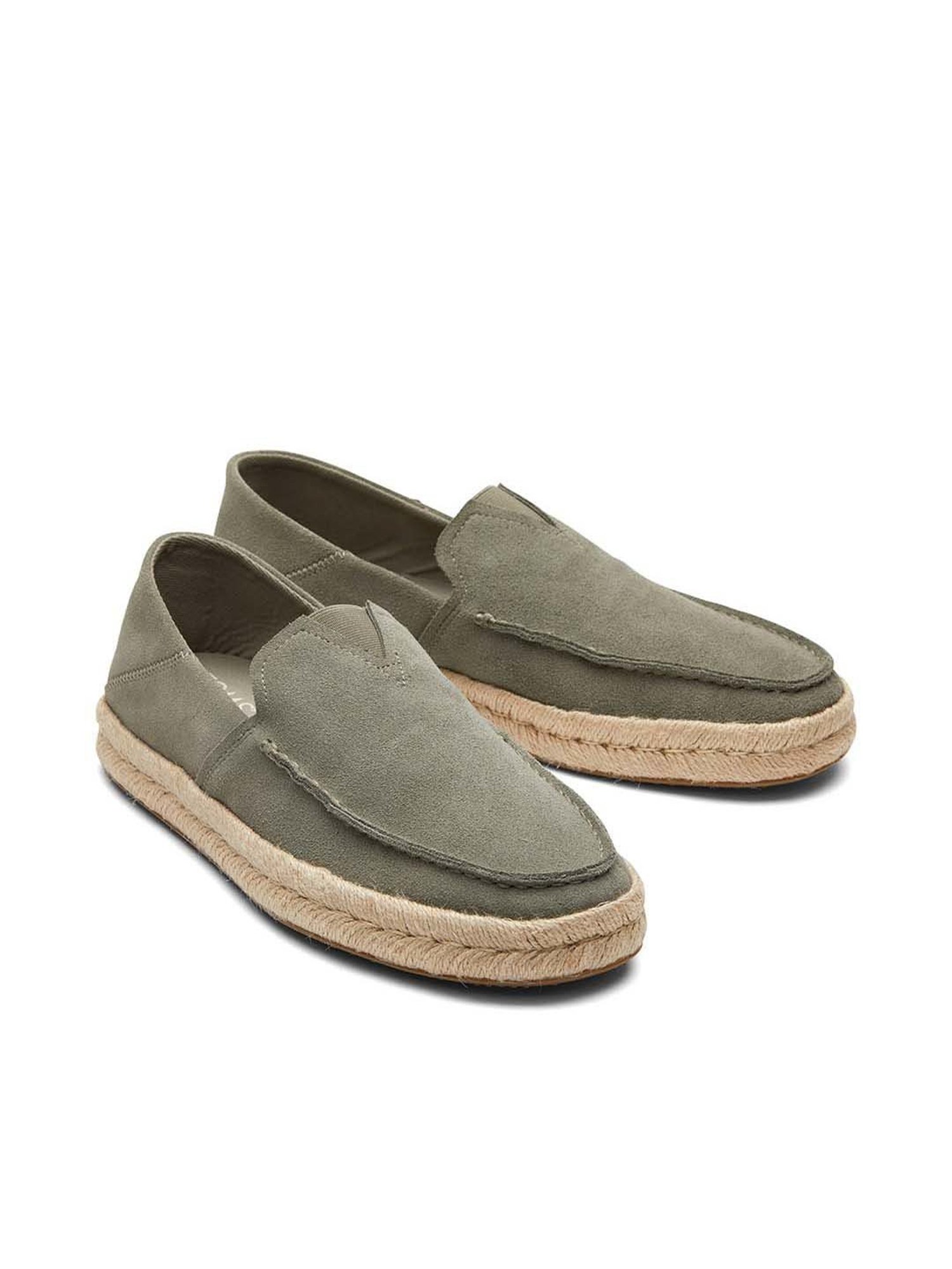 TOMS Alonso Men's Olive Espadrille Shoes