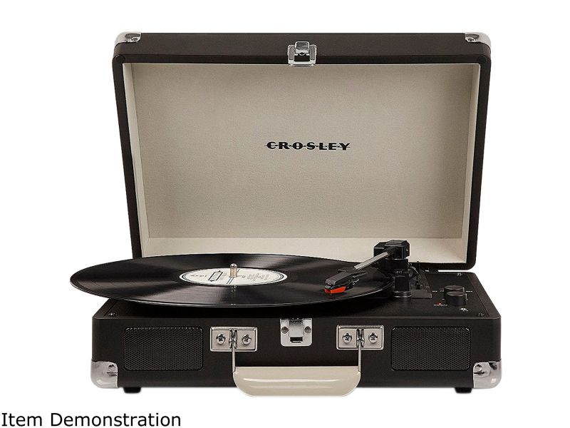 Crosley Cruiser Deluxe Portable Bluetooth Turntable, CHALKBOARD, CR8005D-CB