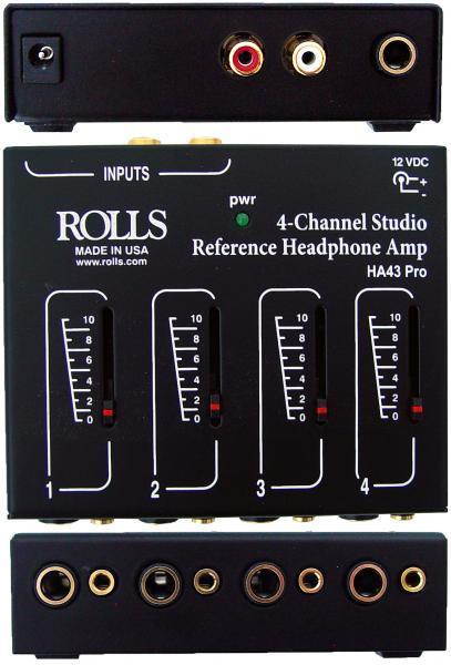 Rolls HA43 4 Output Stereo Headphone Amplifier #HA43 PRO