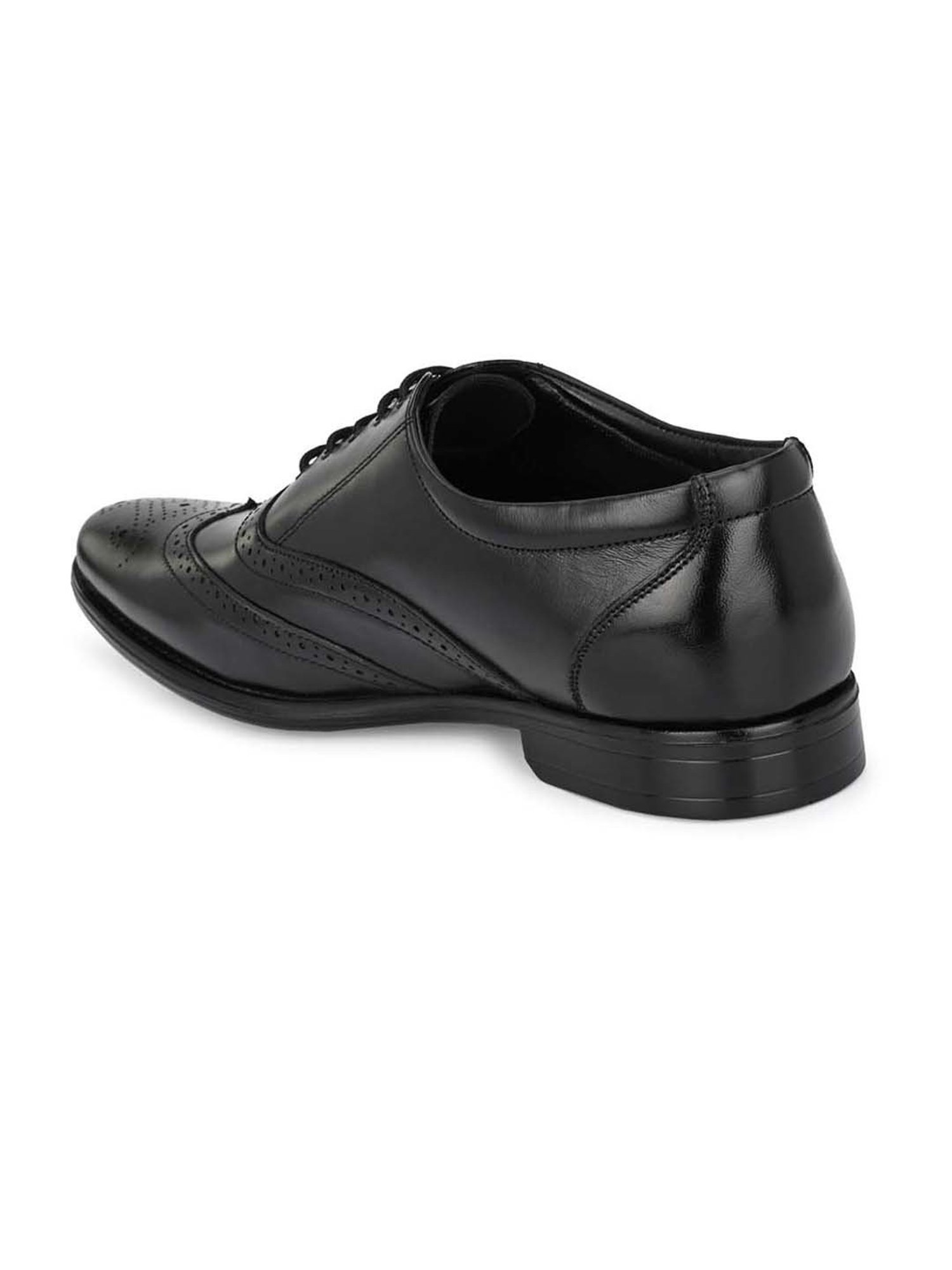 Eego Italy Men's Black Oxford Shoes