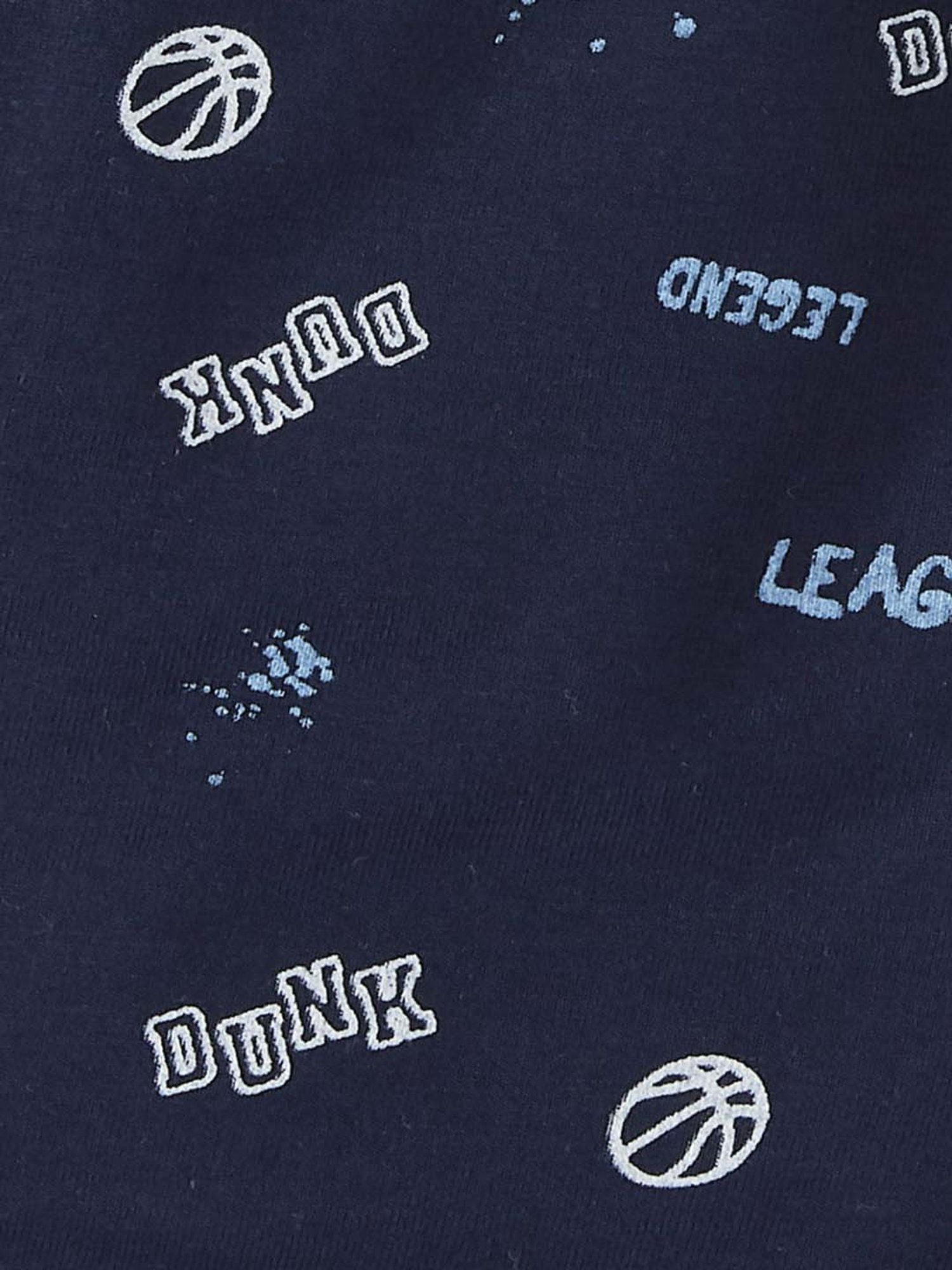 Pantaloons Baby Kids Navy Cotton Printed Shorts