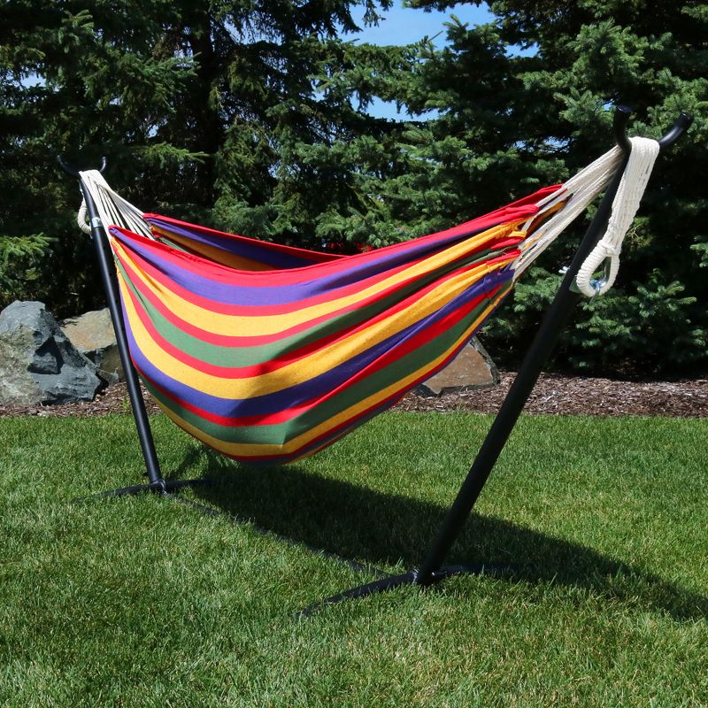 Blue Wave Island Retreat 15' Hammock Set - Blue Cover
