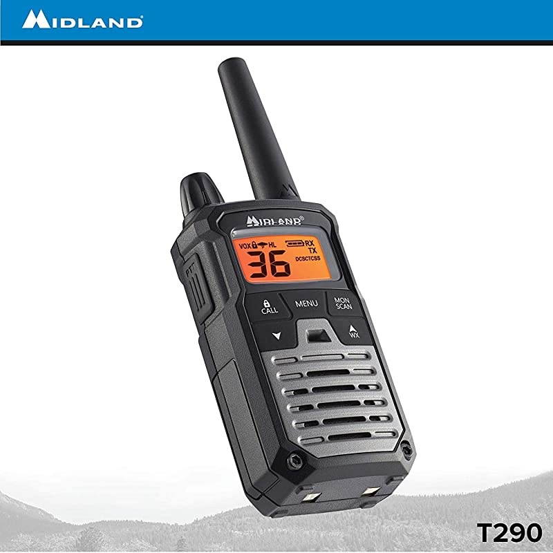 T295VP4 X-TALKER GMRS Long Range Walkie Talkie - Two Way Radio with NOAA Weather Scan + Alert, and 121 Privacy Codes (Camo, 2 Radios)