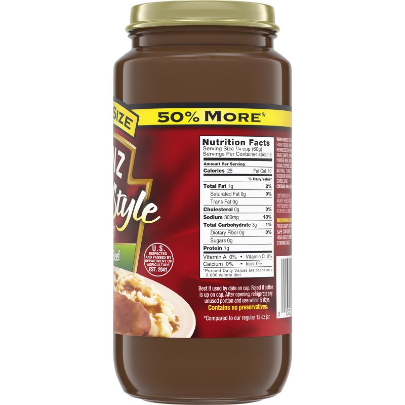 Heinz Home Style Savory Beef Gravy 18oz