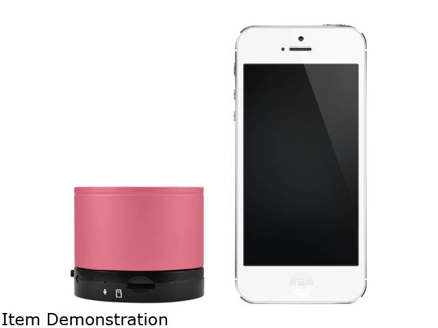 Ematic ESB107 Speaker System - Portable - Battery Rechargeable - Wireless Speaker(s) - Pink