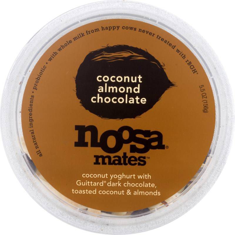 Noosa Mates Coconut Almond Chocolate Australian Style Yogurt - 5.5oz