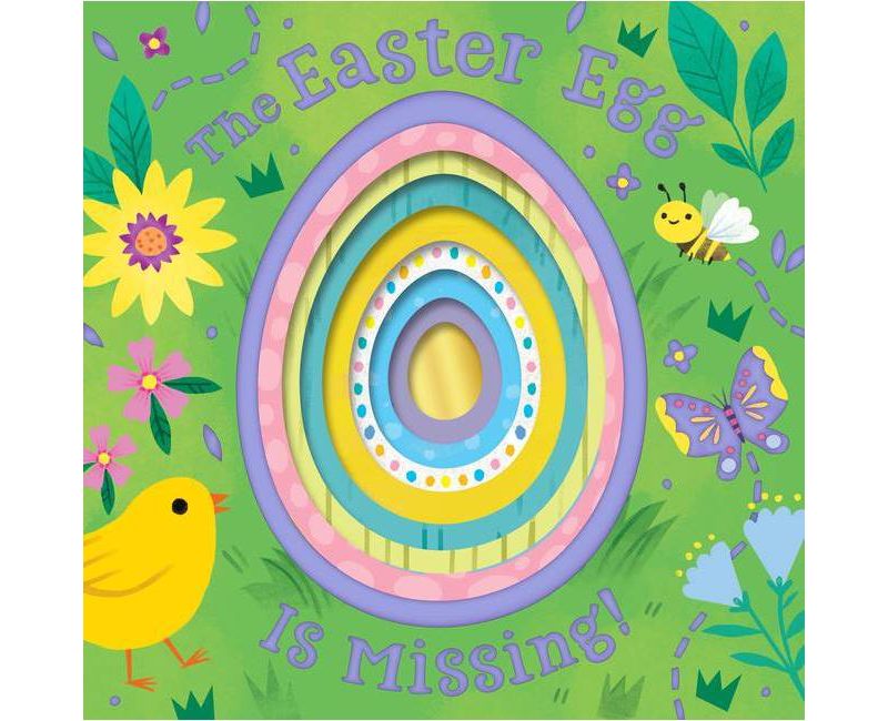 The Easter Egg Is Missing! (Board Book with Cut-Out Reveals) - by Houghton Mifflin Harcourt