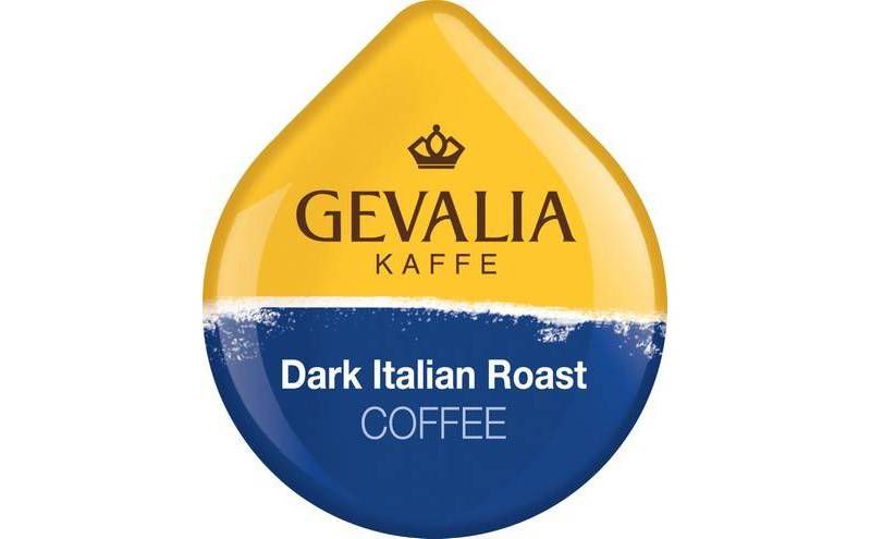 Tassimo Gevalia Kaffe Dark Roast Italian Roast Extra Bold Roast - T-Disc Coffee Pods - 12ct