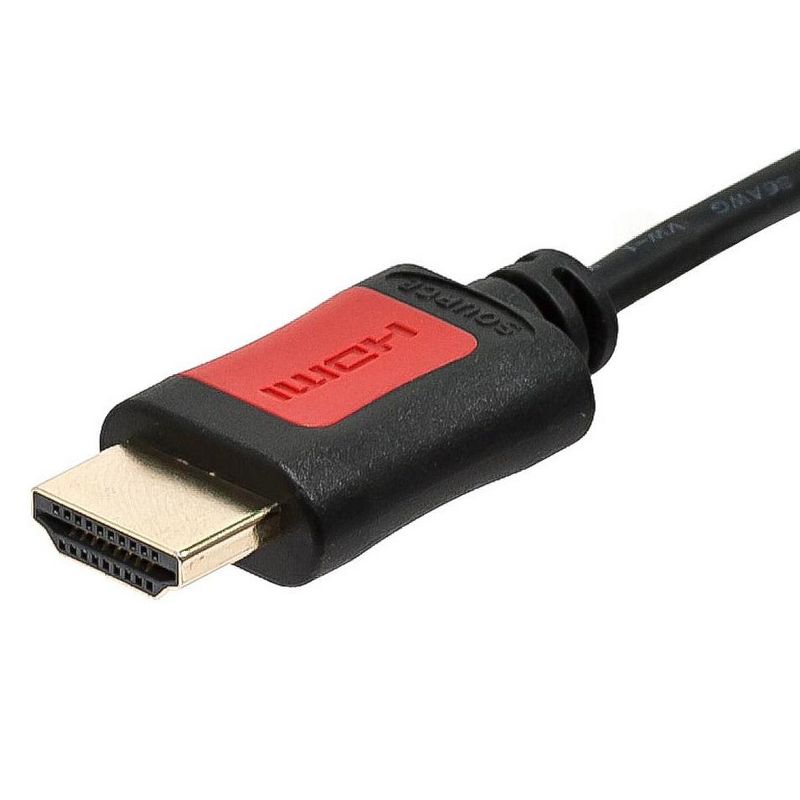 Monoprice Select Active Series High Speed HDMI Cable, 4K @ 24Hz, 10.2Gbps, 28AWG, 15ft, Black