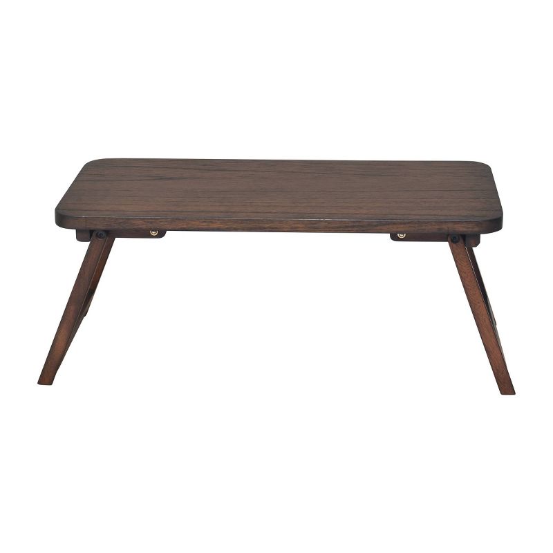 24" x 10" Acacia Milan Mochaccino Bed Tray - Hopper Studio