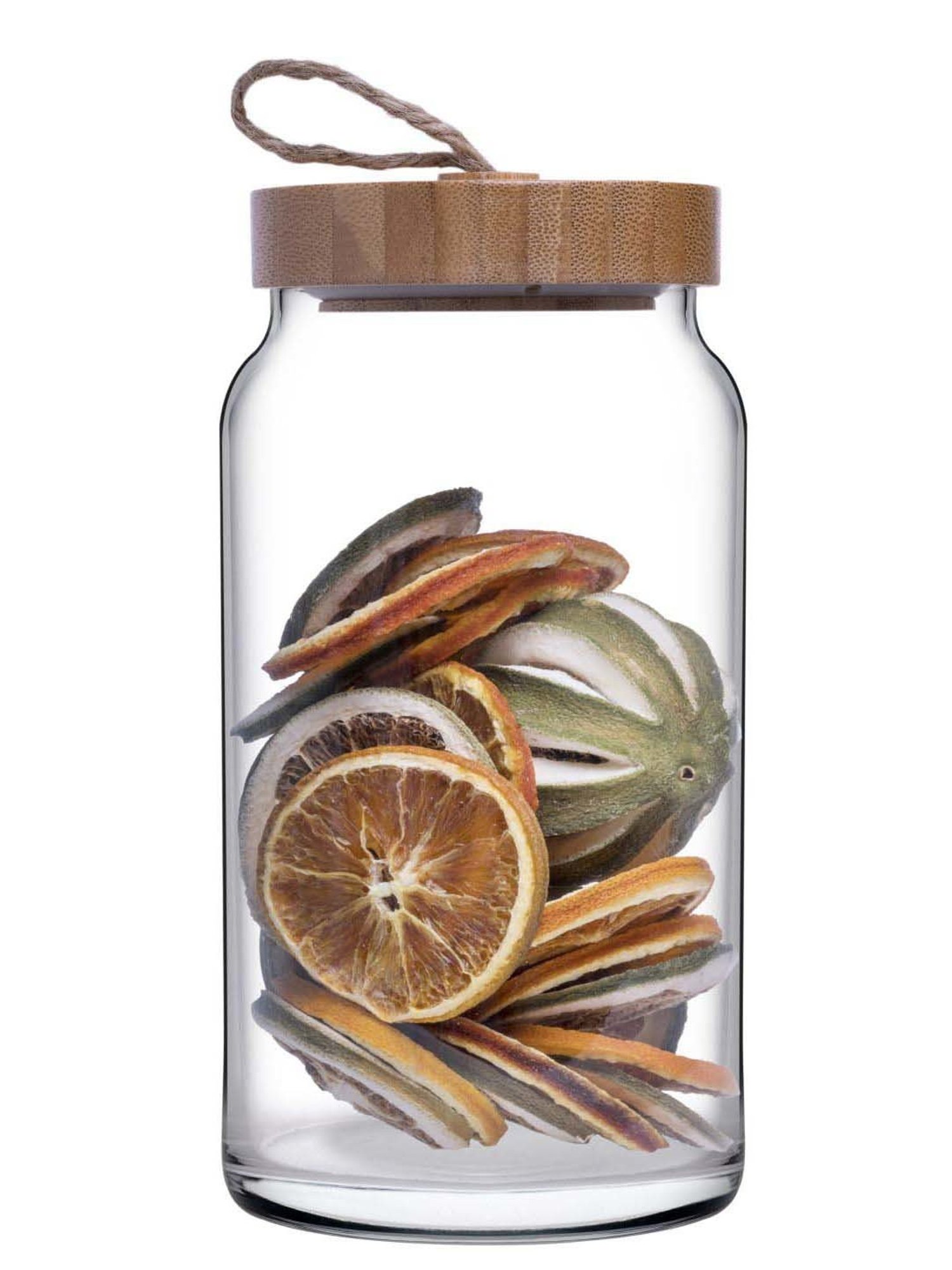 Pasabahce Transparent Woody Jar (1.13 L)