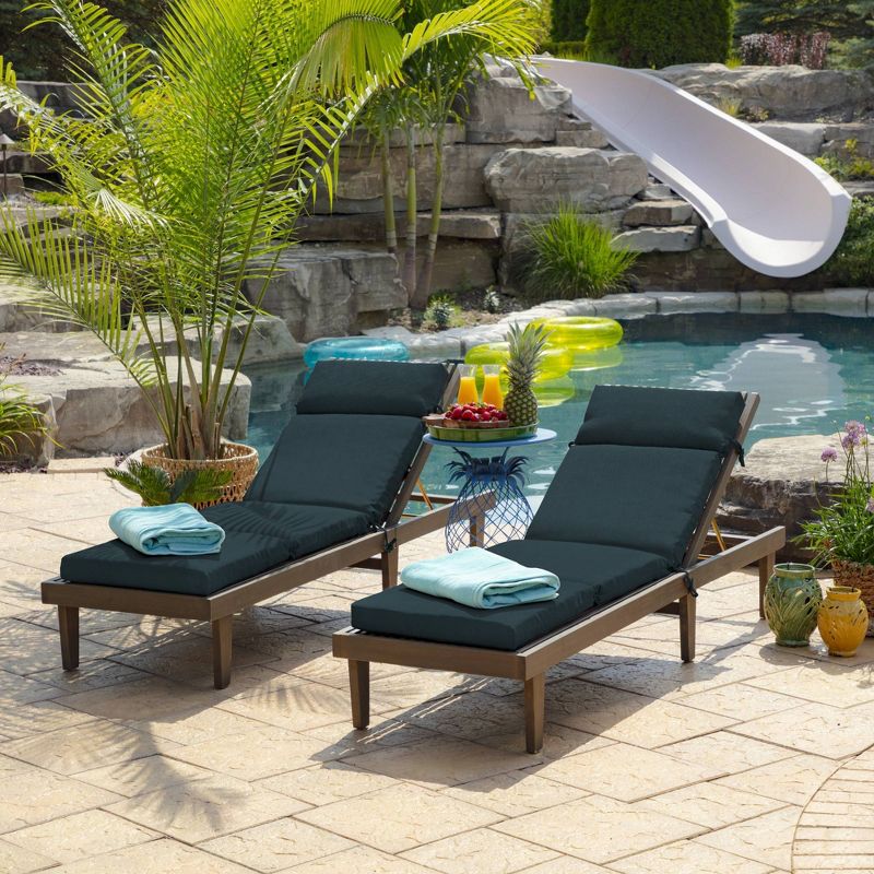 Arden Selections Atlantis Woven Outdoor Chaise Lounge Cushion