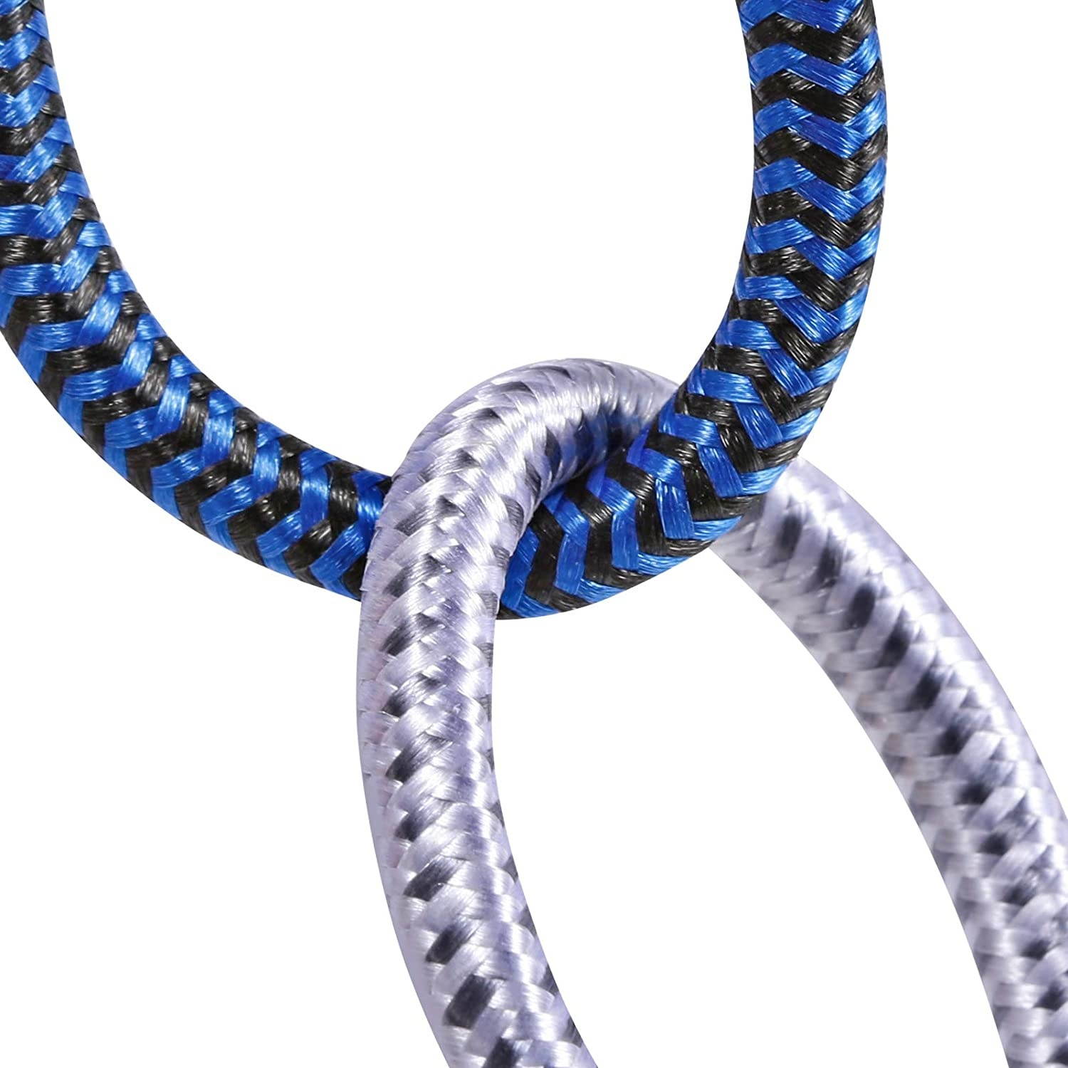 Mini Displayport to Displayport Cable JUSTITUDE 8K DP Cable Nylon Braided High Speed DisplayPort to Mini DisplayPort Cable Supports 8K@60Hz 5K@60HZ 4K Compatible Mini DP Cable(DP-DP Mini/6.6ft Blue)